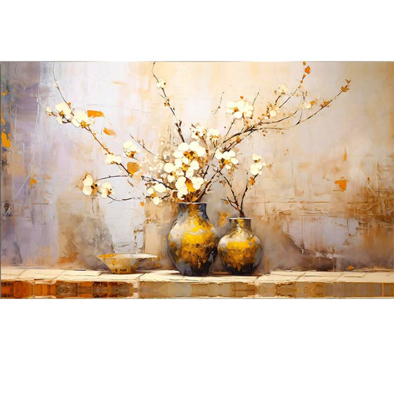 Tableau De Décoration 120 x 80 cm Vases (BY65-T02)