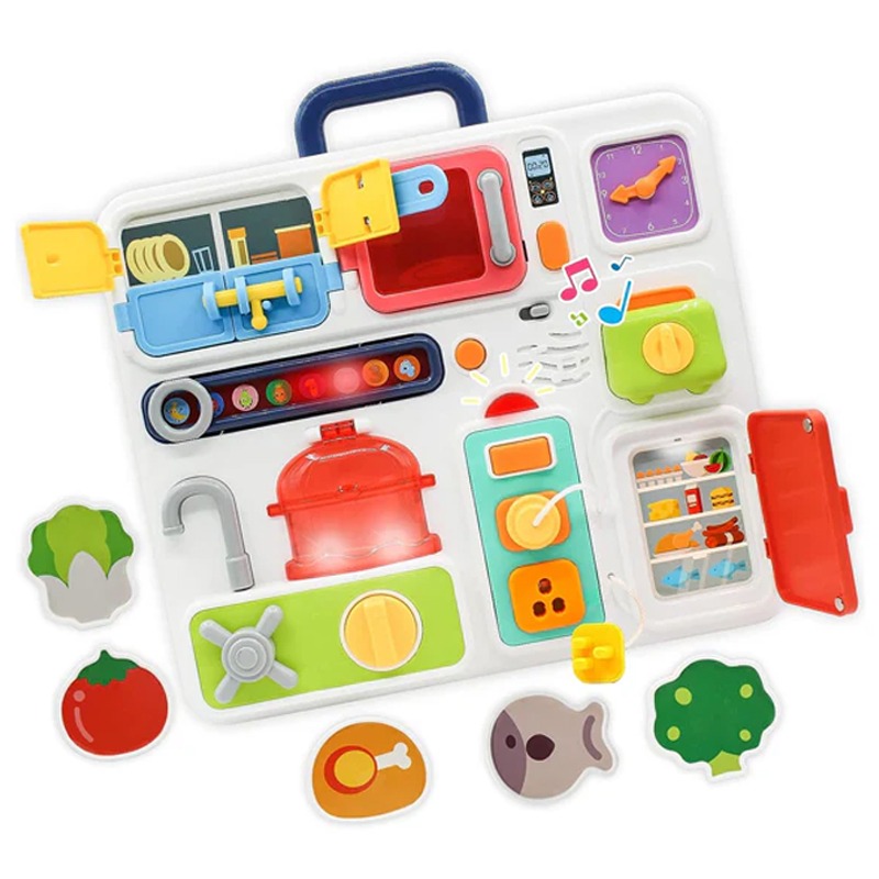 Tableau de Manipulation Cuisine Interactif Pour Enfant