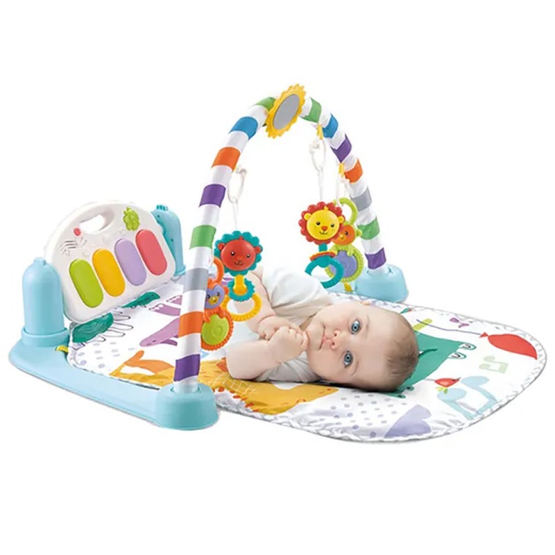 Tapis d’Éveil de Gym Avec Piano Bluetooth Pour Bébé