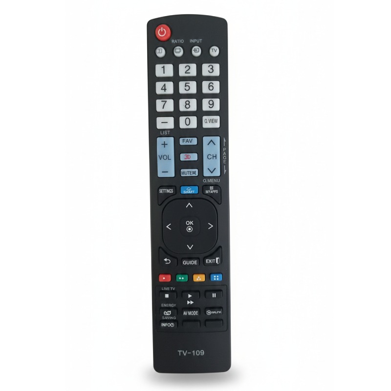Télécommande pour TV LG SMART Pour Récepteur - Noir