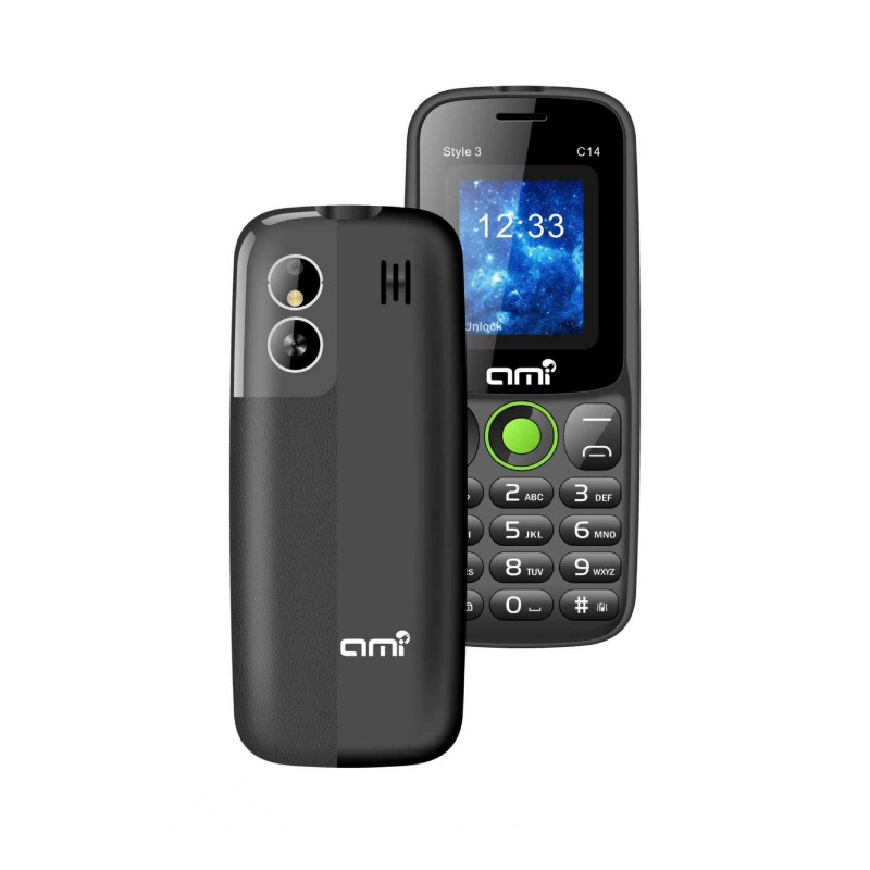 Téléphone Portable AMI C14 Style 3 - Noir Vert