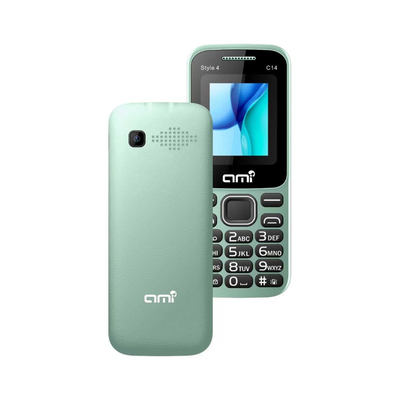 Téléphone Portable AMI C14 Style 4 - Vert Noir