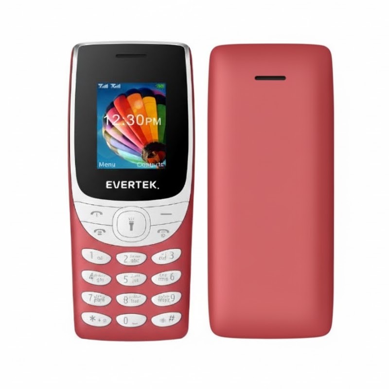 Téléphone Portable EVERTEK E3218 - Rouge