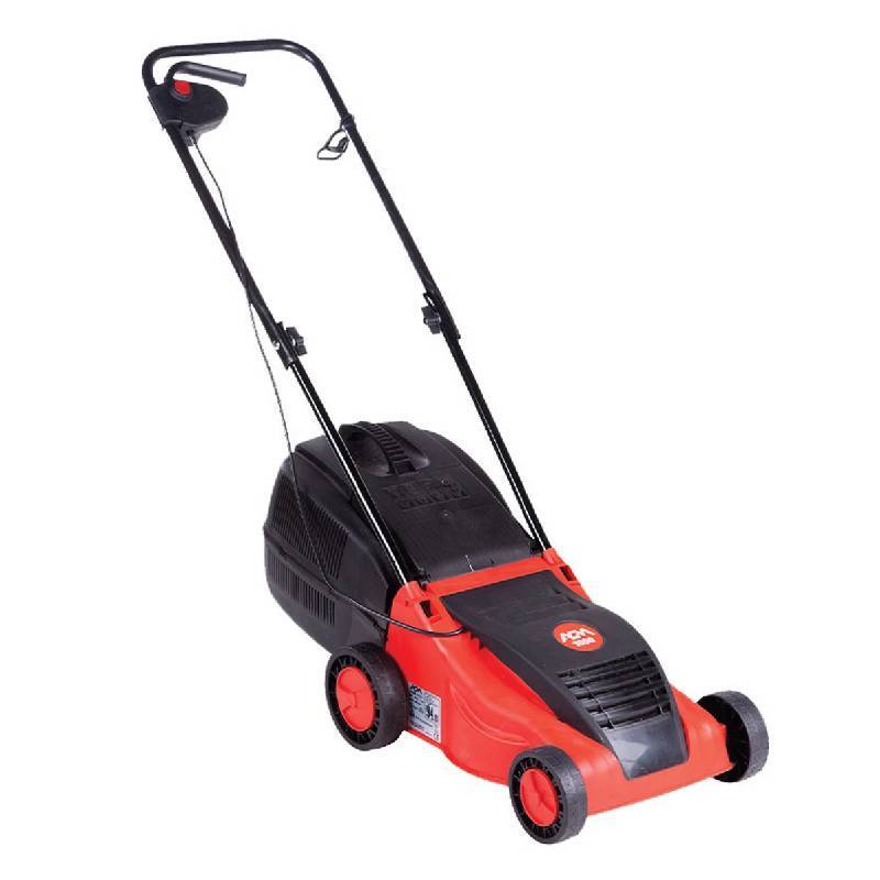 Tondeuse à Gazon Électrique AGM 230V 1000W - Noir & Rouge