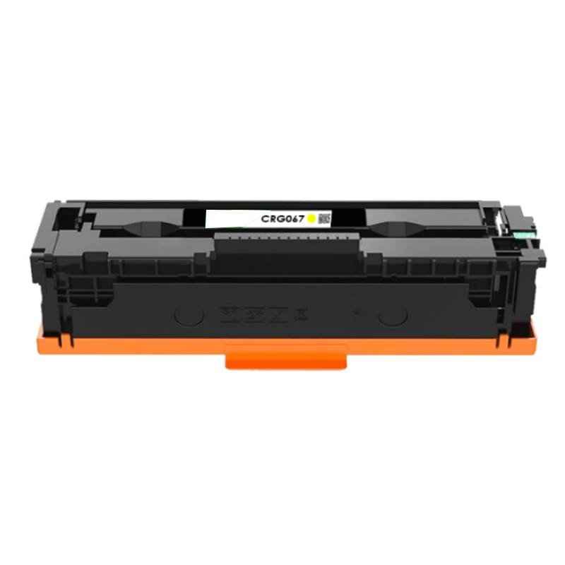Toner adaptable compatible CANON avec puce 067 - Jaune