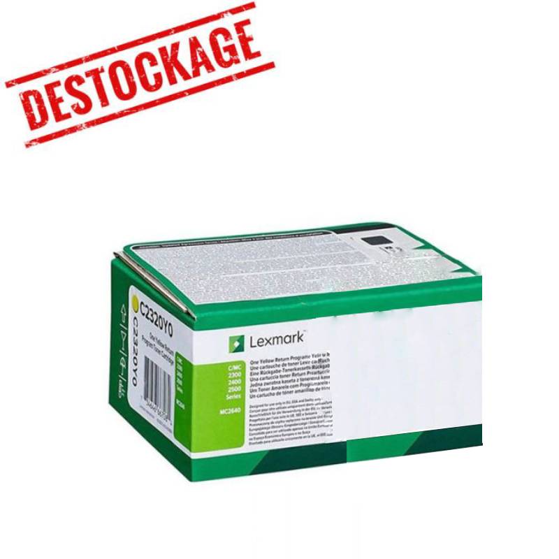 Toner original LEXMARK - Jaune (C2350Y0)