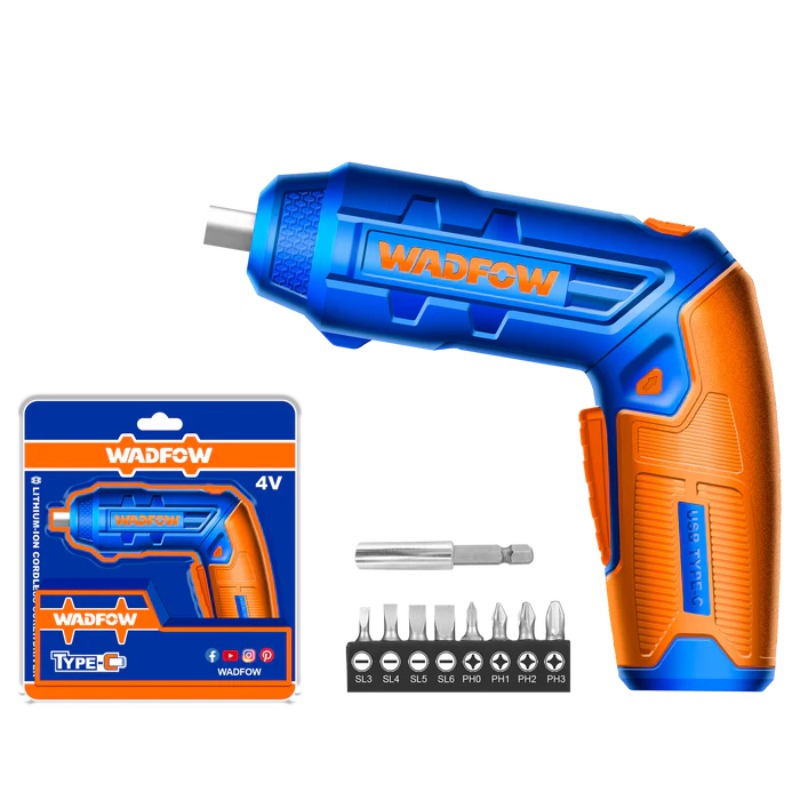 Tournevis sans fil WADFOW  4v + 9 acc WCV4415