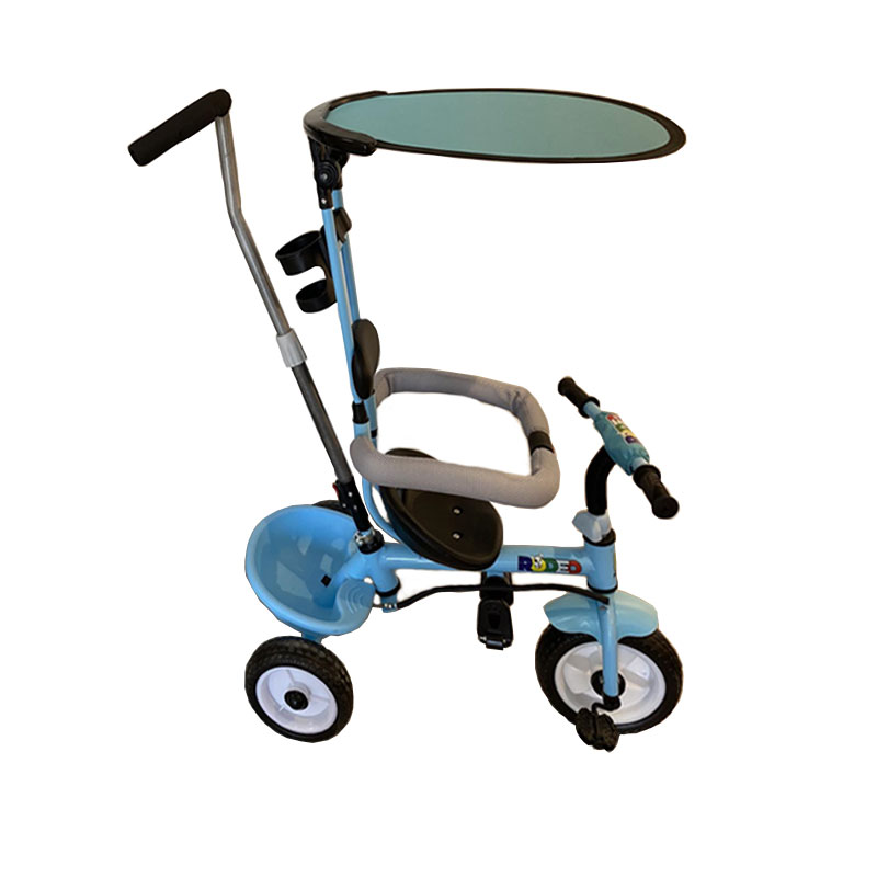 Tricycle RODEO K007 Avec Canne Directionnel Et Pare-soleil - Bleu