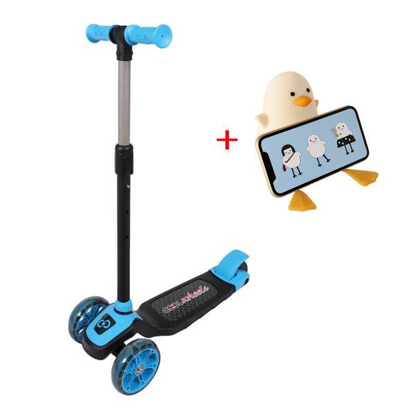 Trottinette Pour Enfant COOL WHEELS En Acier Lumineux