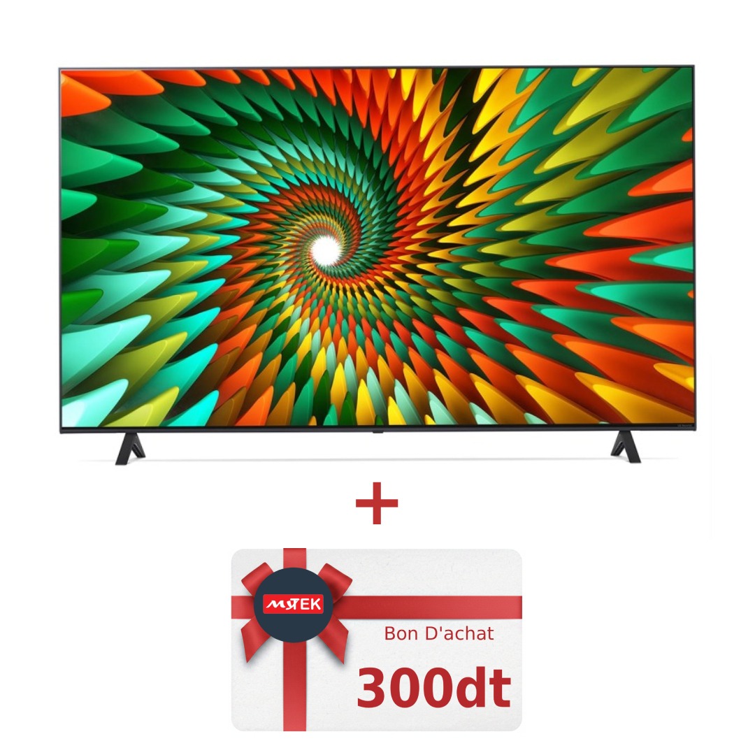 TV LG 65'' UHD 4K SMART TV Avec Bon D'achat (65NANO776RA) - Noir