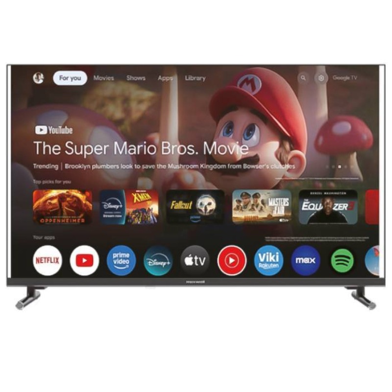 TV  MAXWELL 43" MG60 FHD Smart Google Tv avec Recepteur Integre - Noir