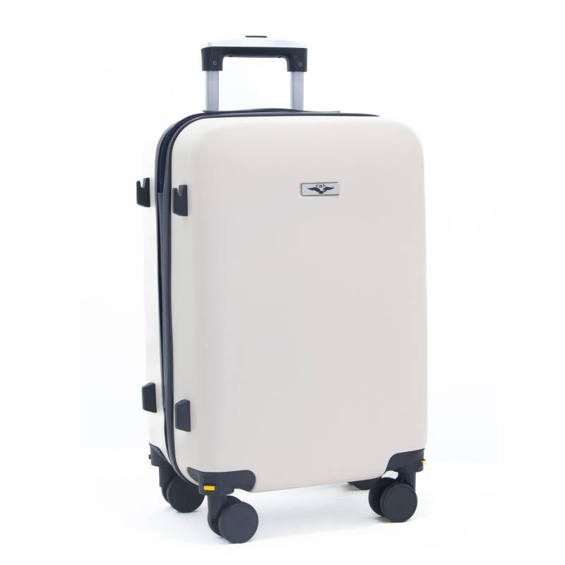 Valise incassable CBA VL207 avec roue démontable 40 cm - Beige Clair