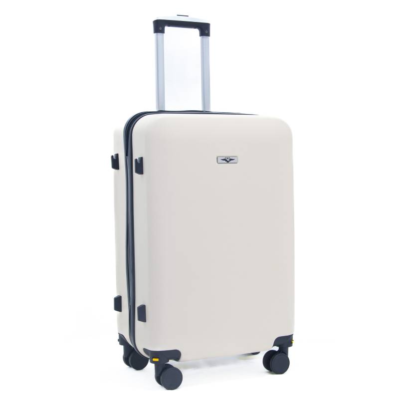 Valise incassable CBA VL208 avec roue démontable 55 cm - Beige Clair