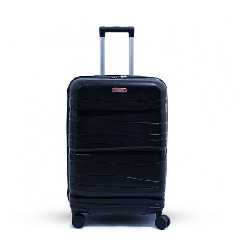 Valise TITOU Incassable Polypropylene Moyenne 70 cm - Noir Mat