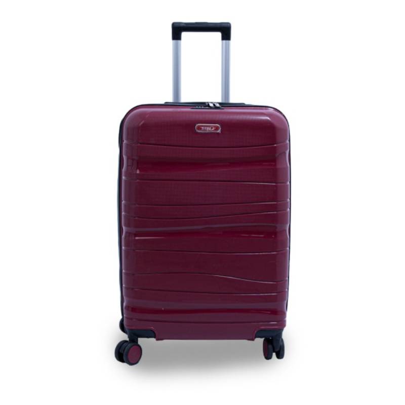 Valise TITOU Incassable Polypropylène Small - Rouge Bordeaux Matte