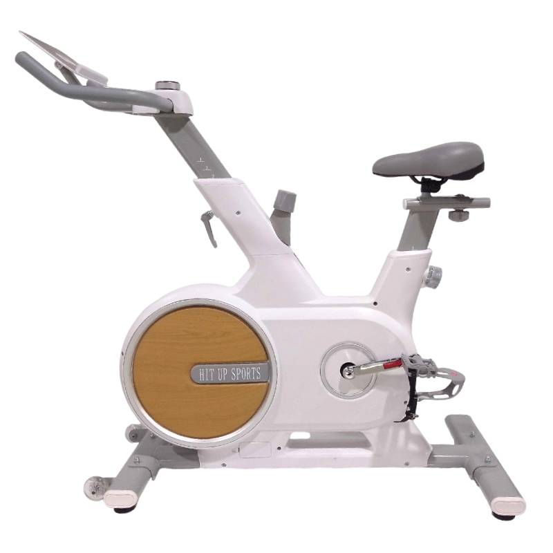 Vélo de Spinning HIT-UP D500M 140 Kg - Blanc