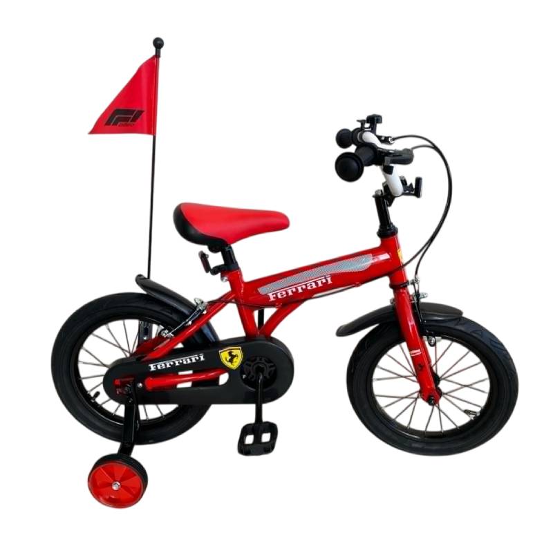 Vélo Enfant RODEO Ferrari Pour Garçon 14'' - Rouge