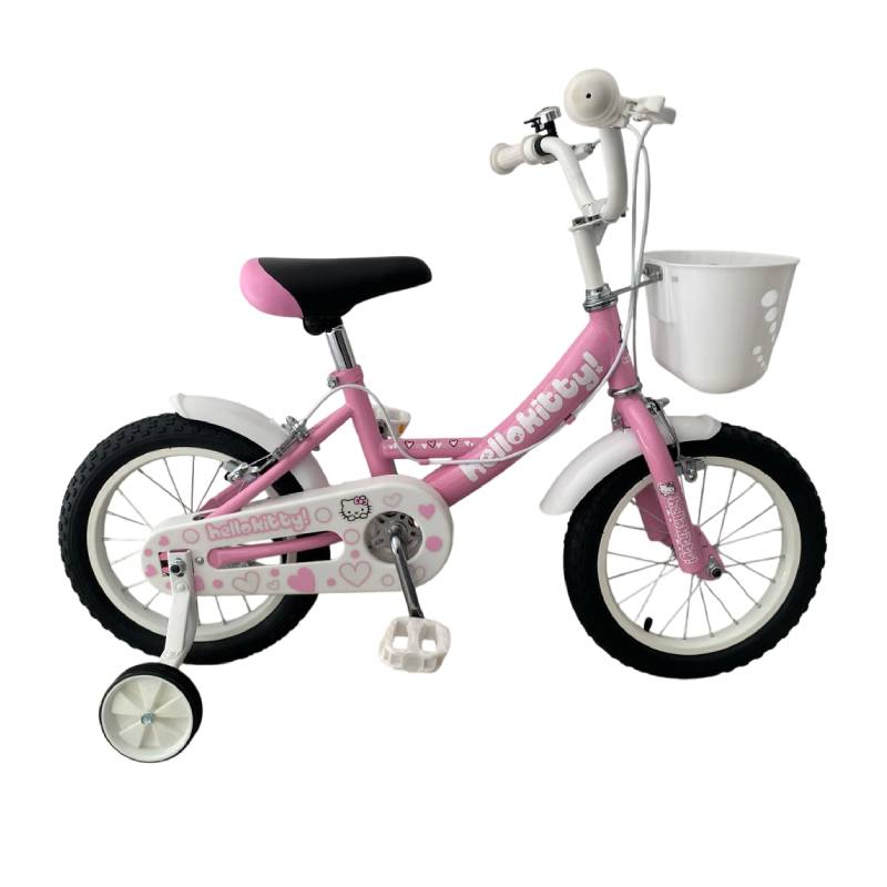 Vélo Enfant RODEO Hello Kitty Pour Fille 14'' - Rose