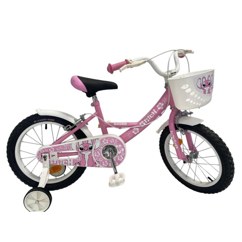 Vélo Pour Enfant Stitch 16 Pouces Sans Vitesse Pour Fille - Rose