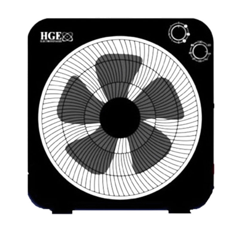 Ventilateur De Table HGE Extra Carré 50W - Noir