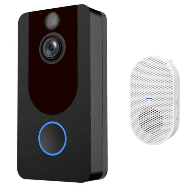 Vidéophone DOORBELL V7  Sans Fil 1080p HD - Noir