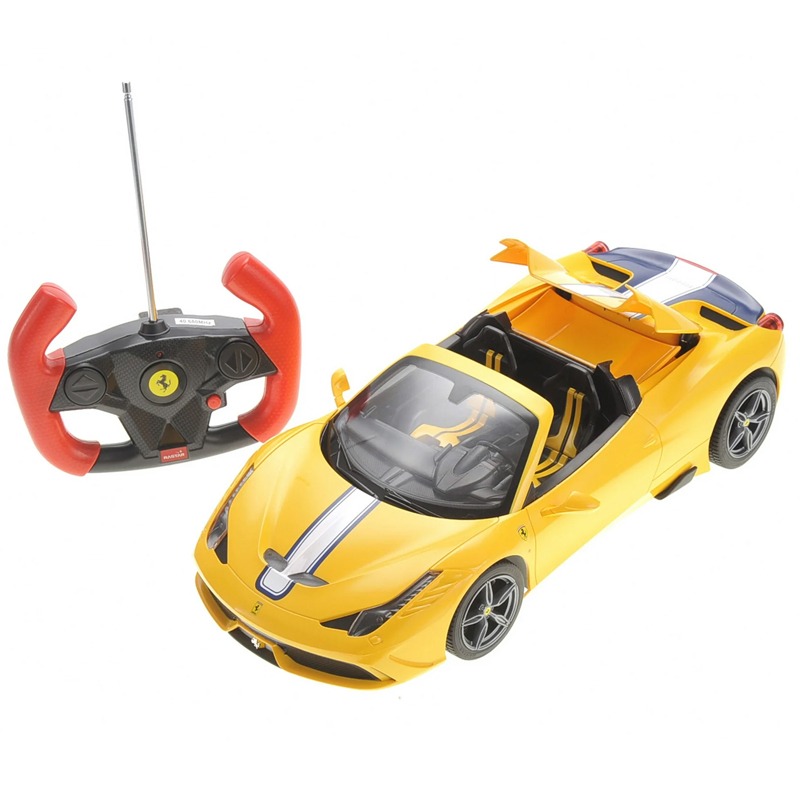 Voiture Télécommandée Ferrari 458 BK23769 - Jaune