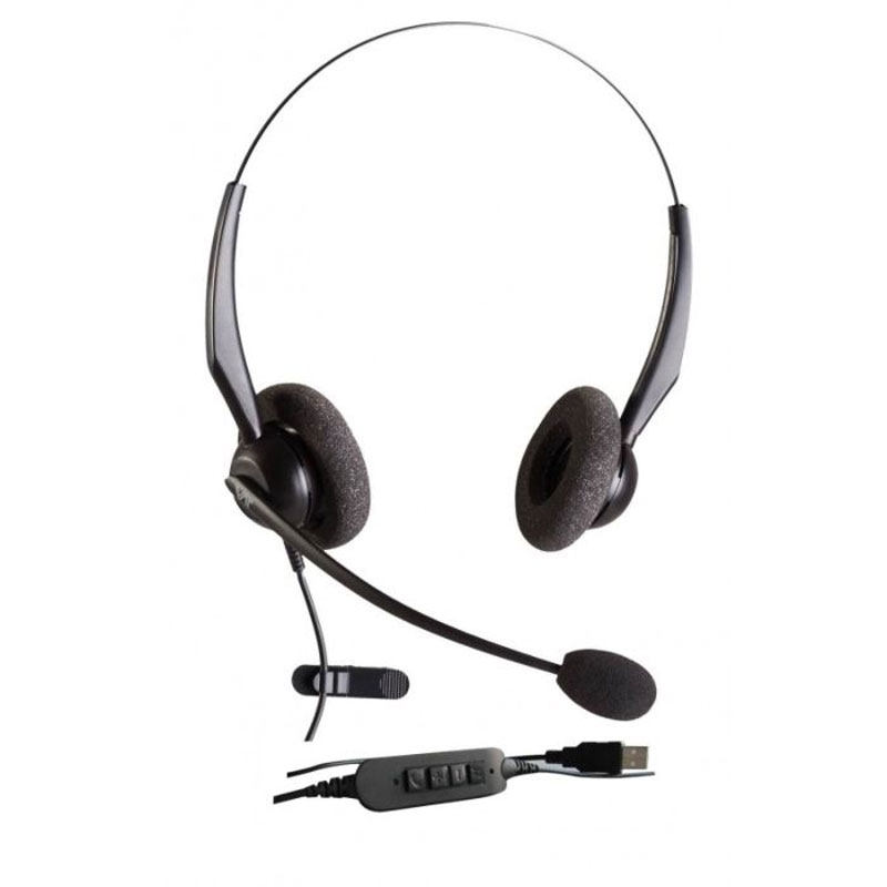 Micro Casque Filaire VT 2000 USB  - Noir
