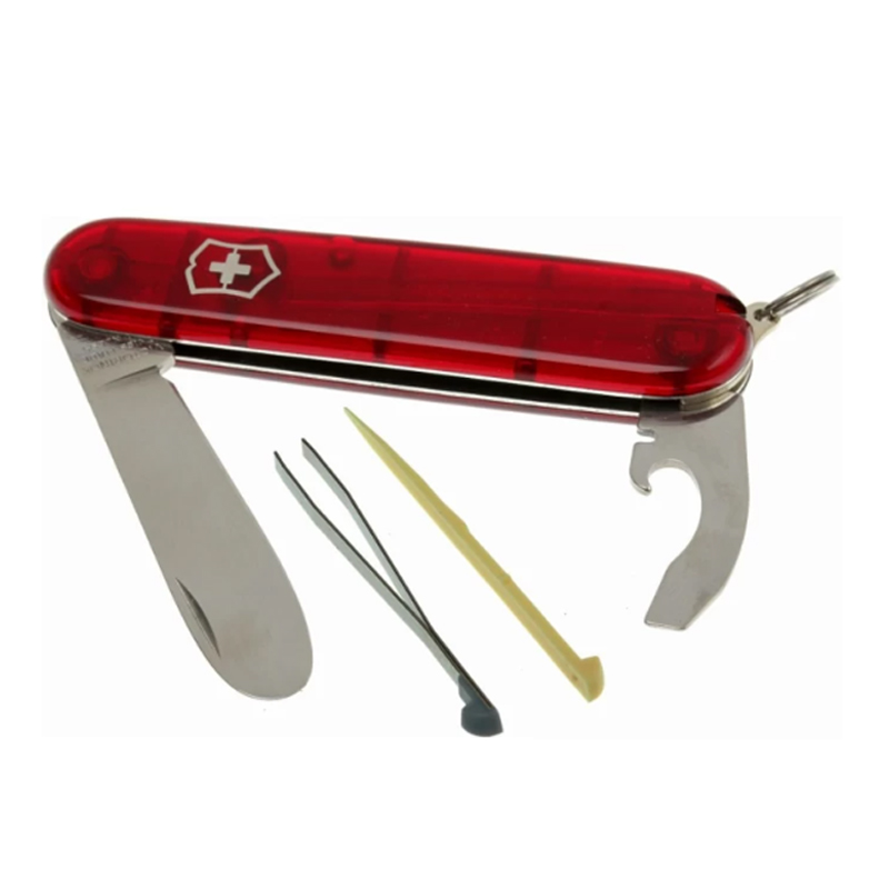 Couteau Suisse VICTORINOX Sak My First - Rouge Transparent - Image 2