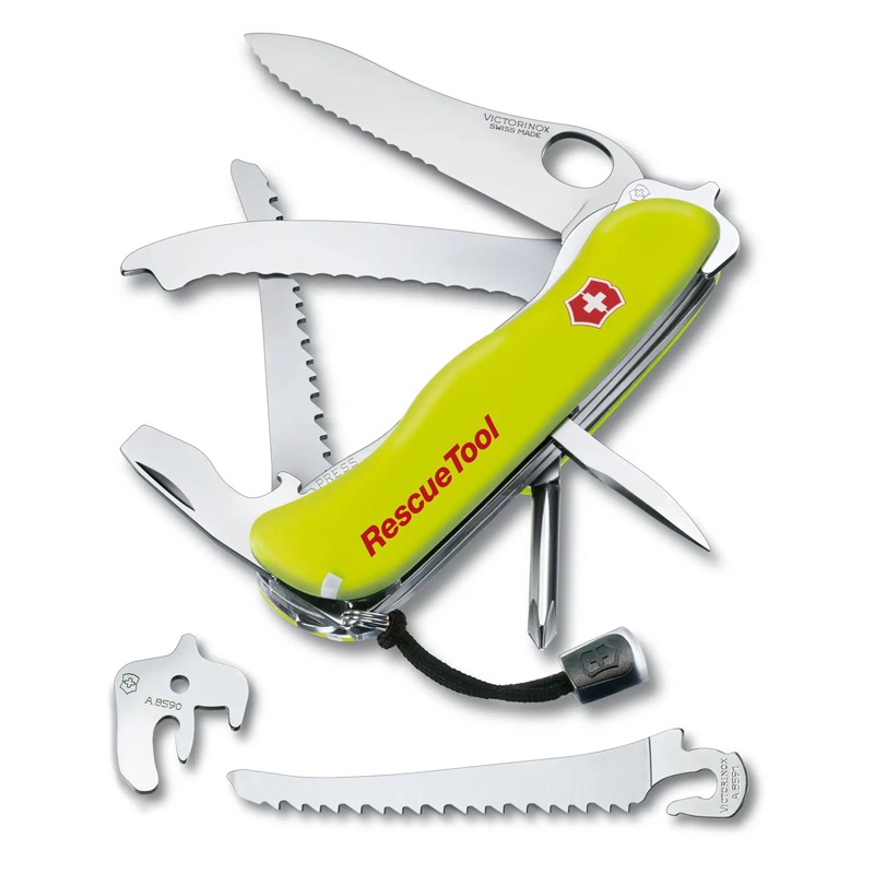 Couteau Suisse VICTORINOX Rescue Tool - Jaune Fluorescente - Image 2