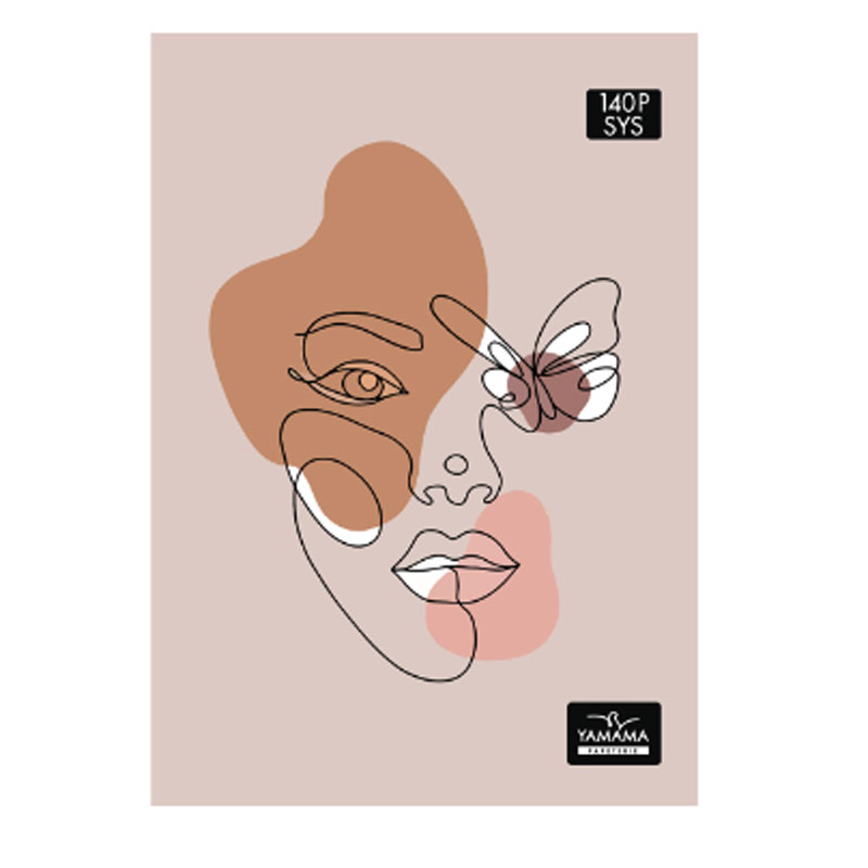 Cahier Piqure YAMAMA 140 Pages Avec Couverture Carton 60Gr