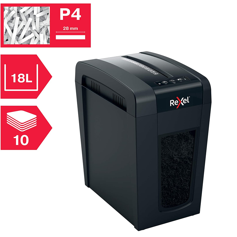 Destructeur de Documents REXEL Shredder Secure X10-SL Coupe croisée  - Image 4