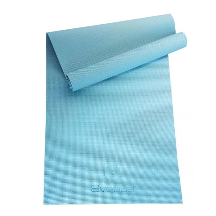 Tapis De Fitness SVELTUS Avec Oeillets 170 x 60 cm  - Bleu Ciel
