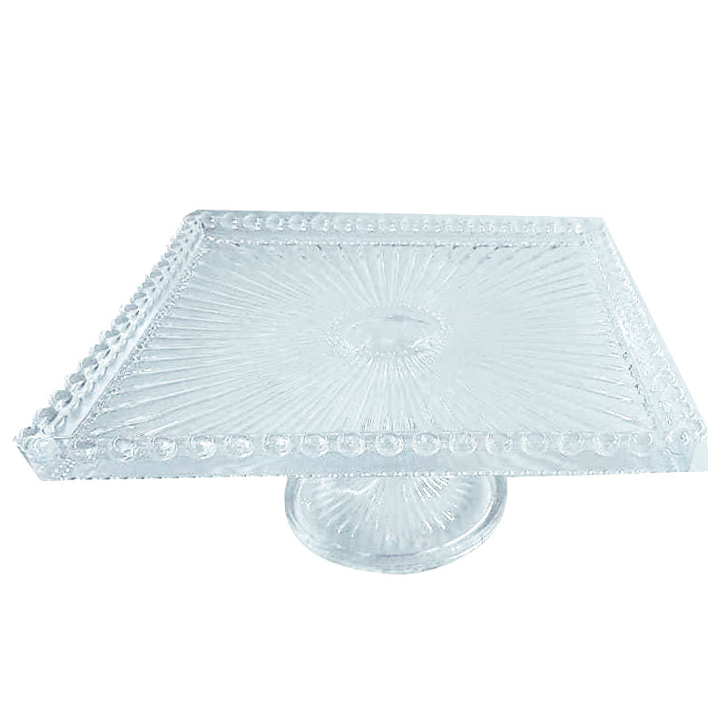 Plateau À Pied LAV En Verre Pour Gâteau - 26cm