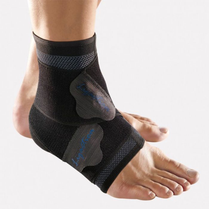 Chevillère Anatomique Ligaction LOHMANN & RAUSCHER 18-21cm - Noir&Bleu, Photo boutique MyTek chez MyTek