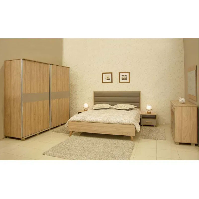 Chambre Adulte GALA 190 x 160cm à 2 Portes - Gris