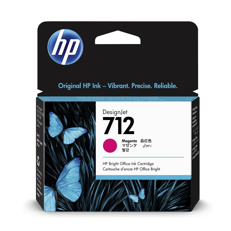 Cartouche d'encre d'origine HP 712 - Magenta 