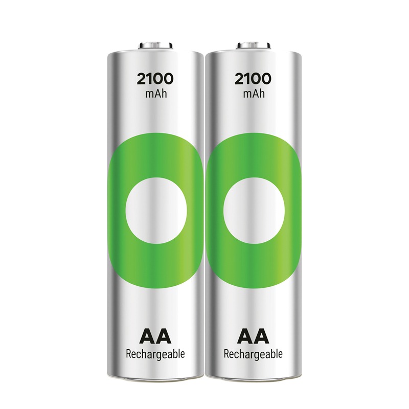 2 x Piles Rechargeables GP 1.2V 2100mAh - Image 2