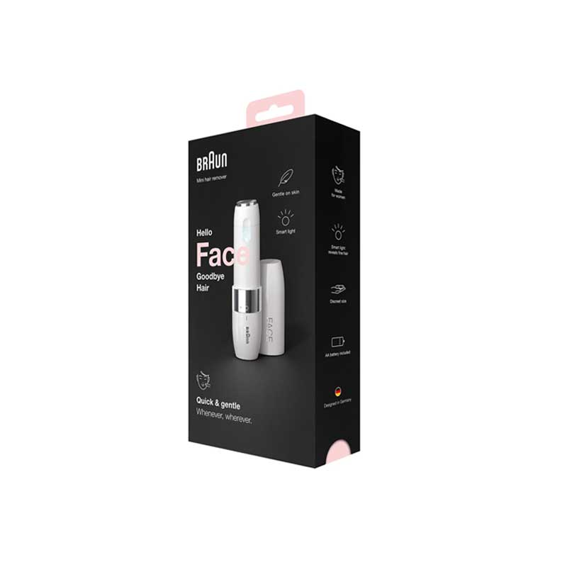 Mini rasoir BRAUN Pour Femme FS1000 avec Pile - Blanc - Image 3