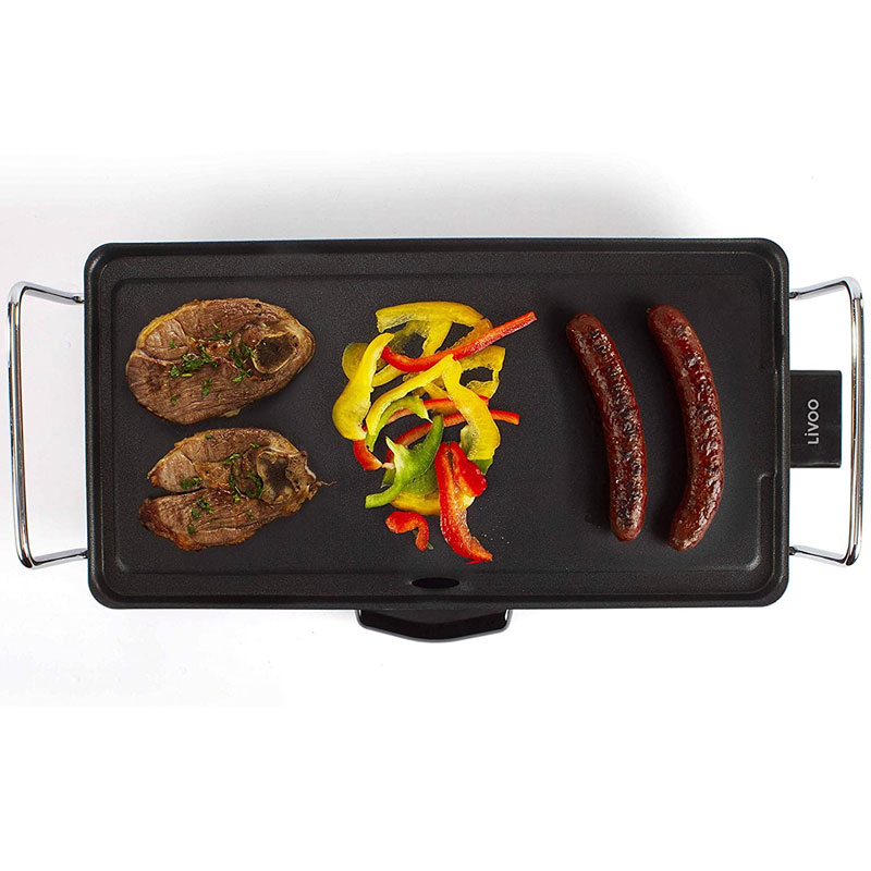 Plancha Grill Électrique LIVOO 2000W - Noir - Image 2