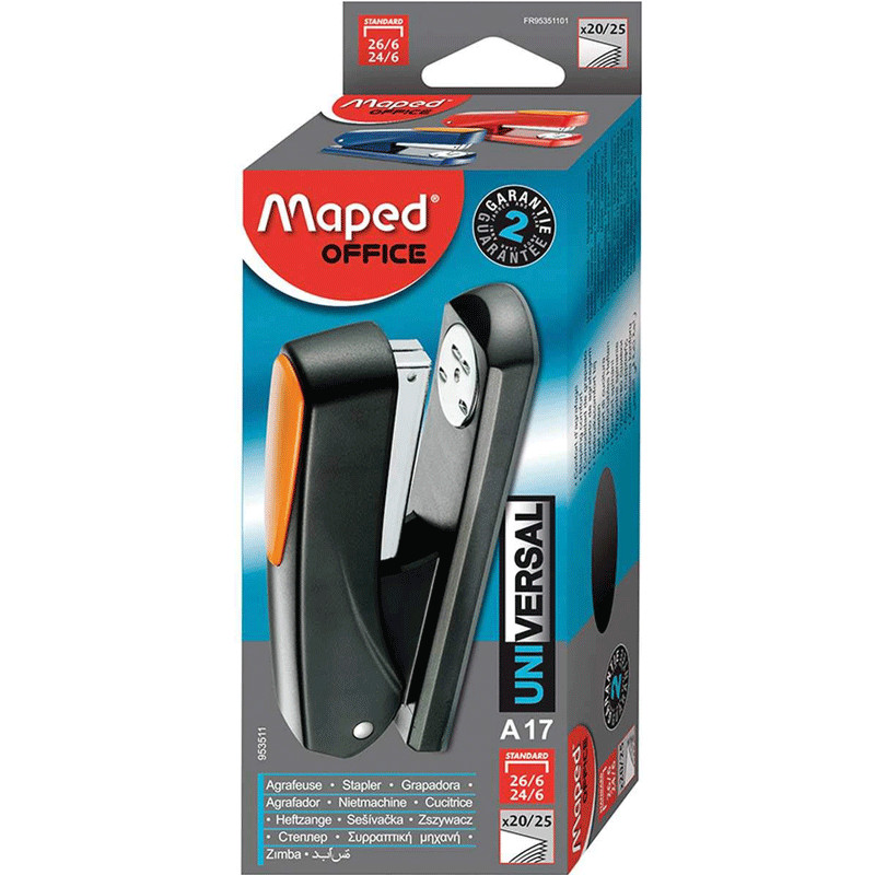 Agrafeuse MAPED Half Strip A17 953511 - Noir - Image 2
