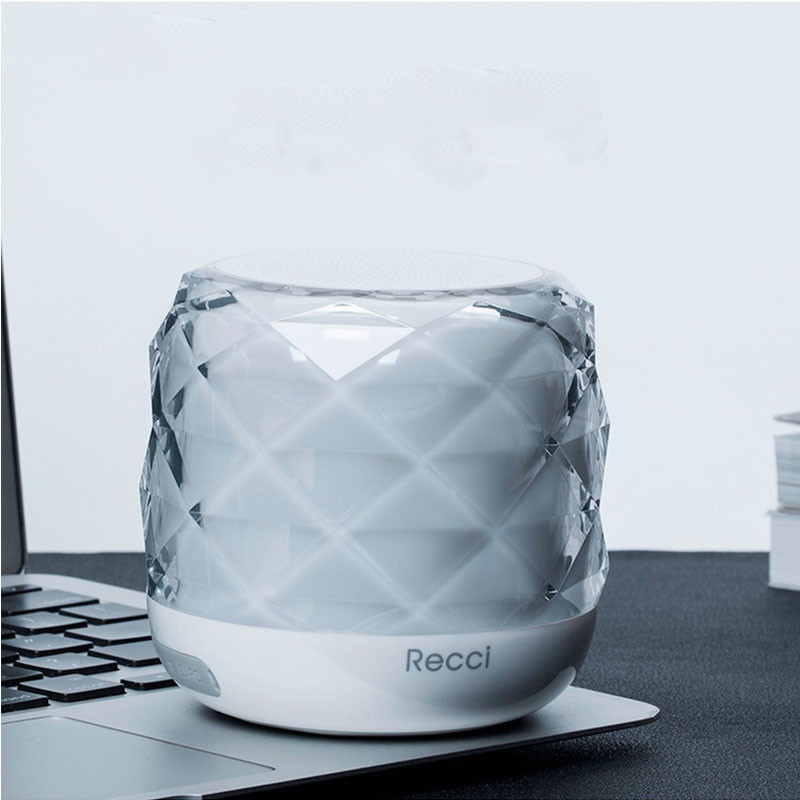 Lampe Diamond Bluetooth RECCI Haut Parleur - Blanc (RECCI-RBS-F1) - Image 2
