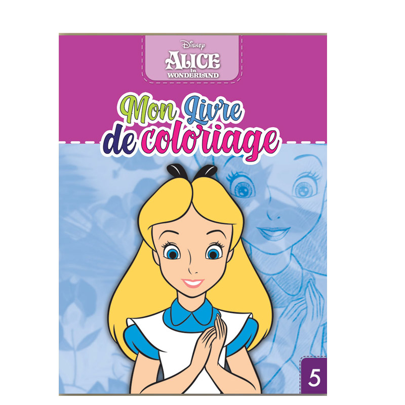 Livre De Coloriage YAMAMA Alice in Wonderland