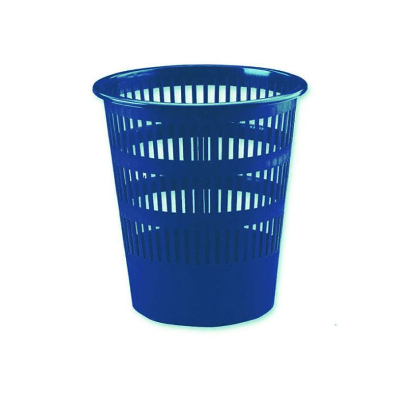 Corbeille à Papier en Plastique FAPI 16L Bleu (306-07)