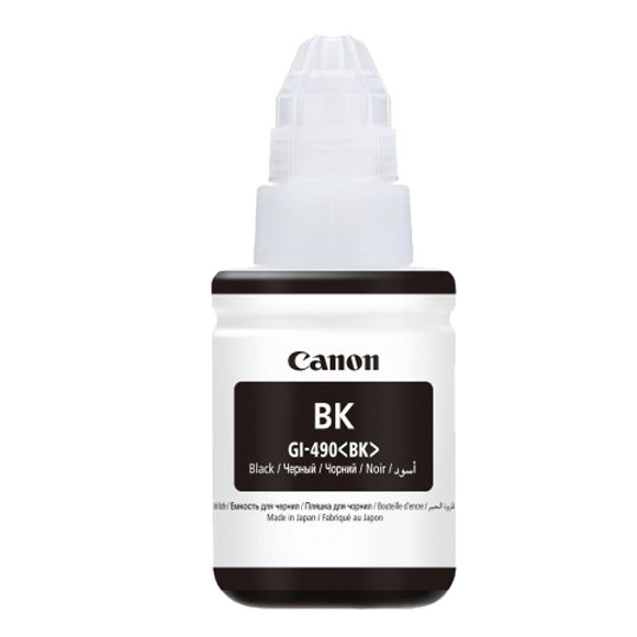 Bouteille d'encre Original Canon GI 490 BK - Noir (GI-490-N)
