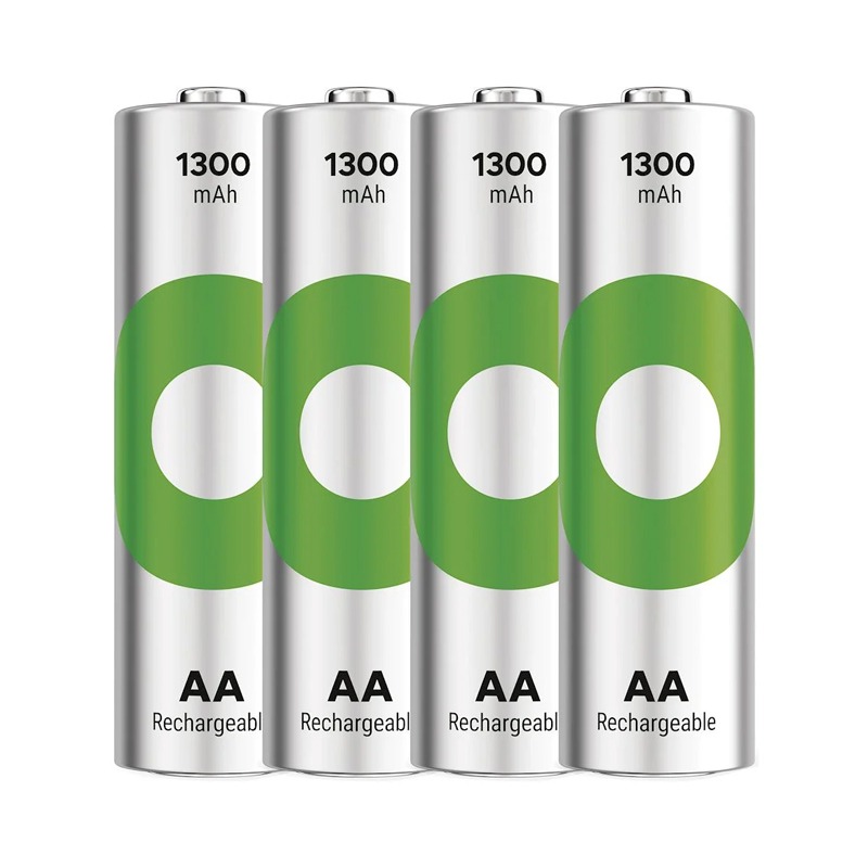 4 x Piles Rechargeables GP 1.2V AA 1300mAh - Image 2
