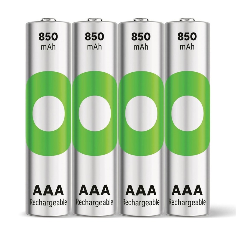 4 x Piles Rechargeables GP 1.2V AAA 850mAh - Image 2
