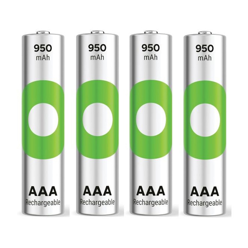 4 x Piles Rechargeables GP 1.2V AAA 950mAh - Image 2