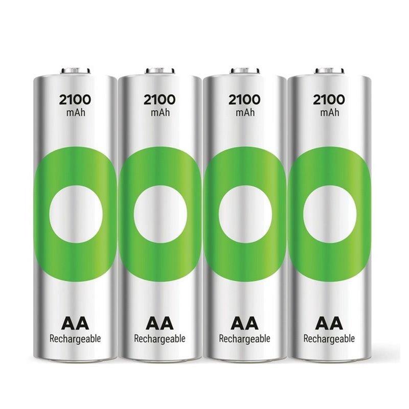 4 x Piles Rechargeables GP 1.2V 2100mAh - Image 2