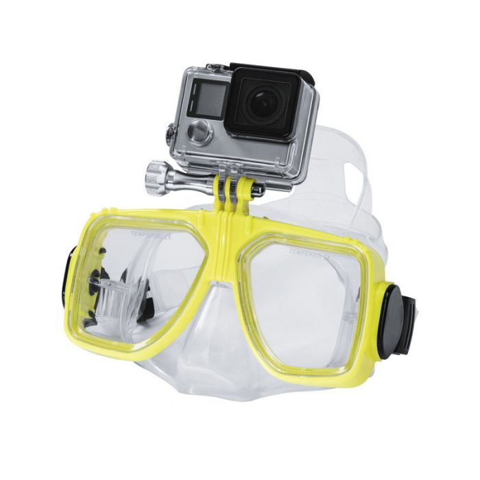 Masque de Plongée HAMA pour GoPro - Jaune (4442) - Image 2