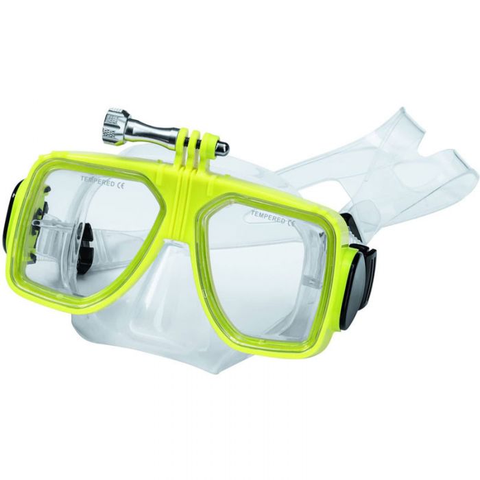 Masque de Plongée HAMA pour GoPro -  Jaune (4442)